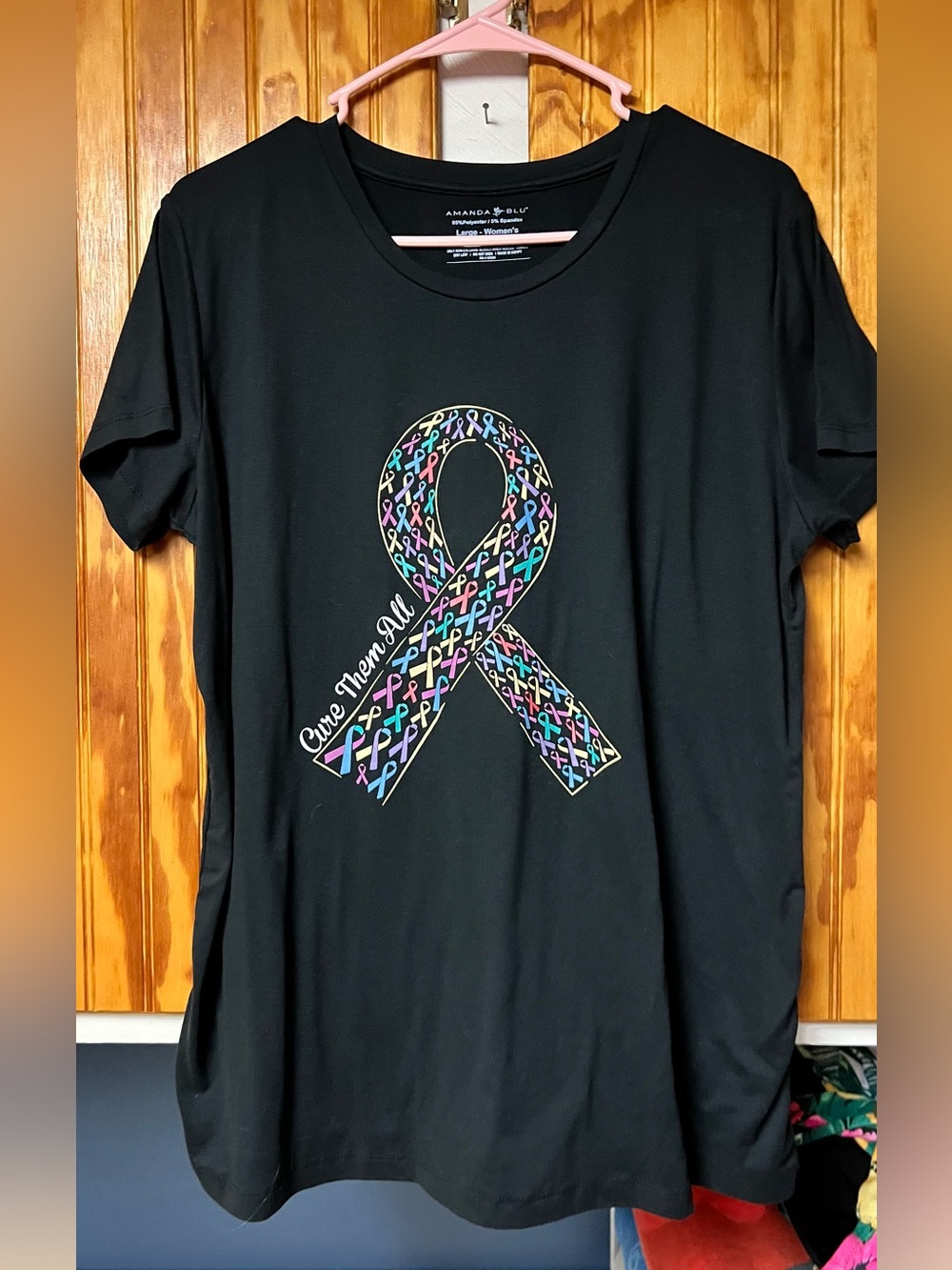 Womens ribbon top size L